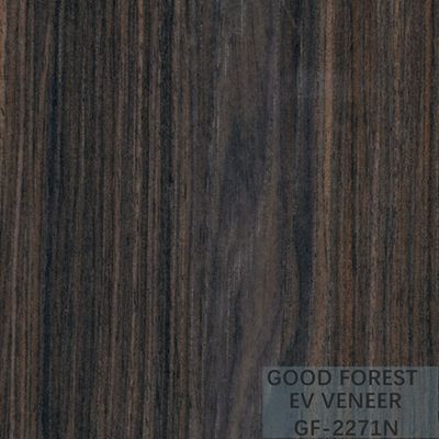 Smoked Dark Wood Veneer Fancy Engineered Decorative Veneer Sheets