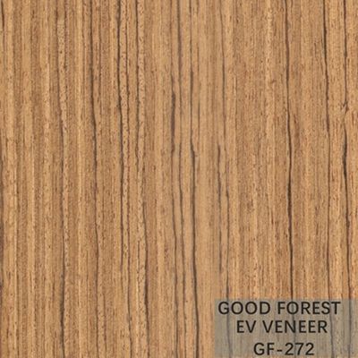 Decoration Laminated Engineered Wood Veneer Teak FSC Certification