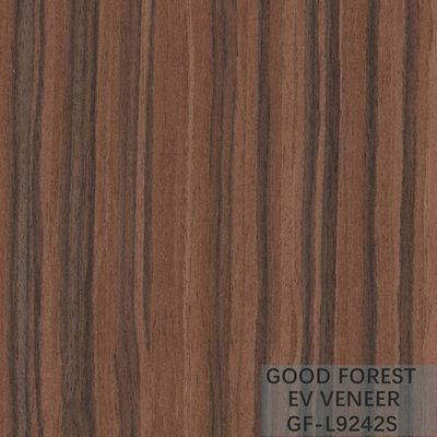 Engineered Custom Padauk Wood Veneer Decorative Reconstituted