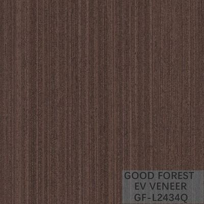 Engineered Wenge Veneer Sheets Recomposed Dark Wood Veneer Sheets