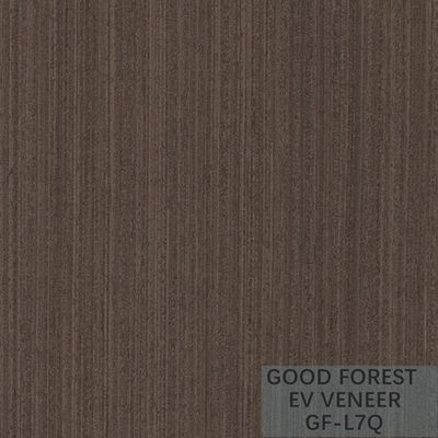 Engineered Wenge Veneer Sheets Recomposed Dark Wood Veneer Sheets