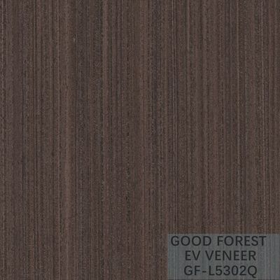 Engineered Wenge Veneer Sheets Recomposed Dark Wood Veneer Sheets