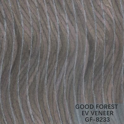 Engineered Custom Wood Veneer Panels Irregular Texture For Decoration ISO