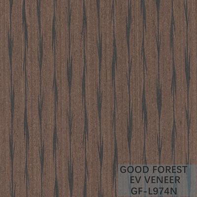 Engineered Custom Wood Veneer Panels Irregular Texture For Decoration ISO