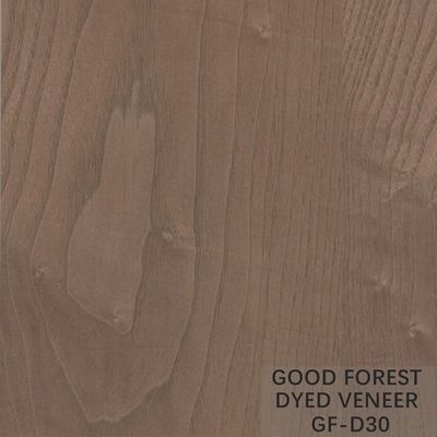 OEM Dyed ASH Grey Veneer Crown Cut / Straight / Irregular Texture Grain