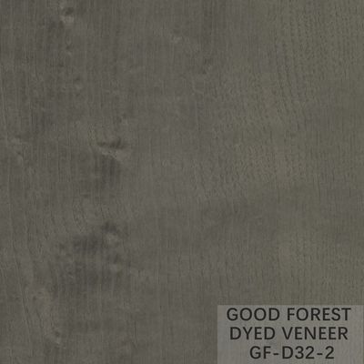 OEM Dyed ASH Grey Veneer Crown Cut / Straight / Irregular Texture Grain