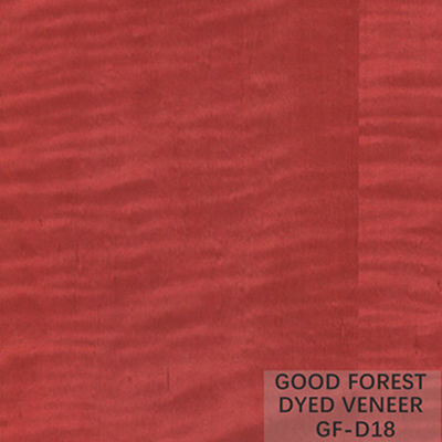 Customized Dyed Maple Veneer Natural Wood Figured Maple Veneer