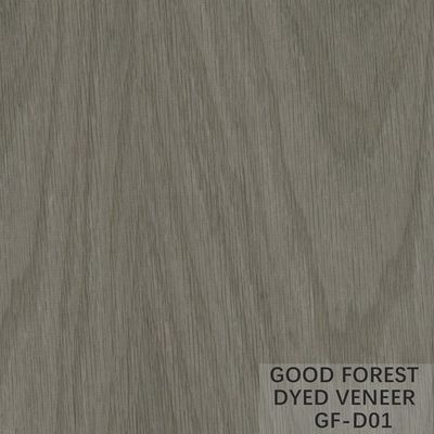 Grain Dyed Wood Veneer Natural American Oak Veneer Bleaching