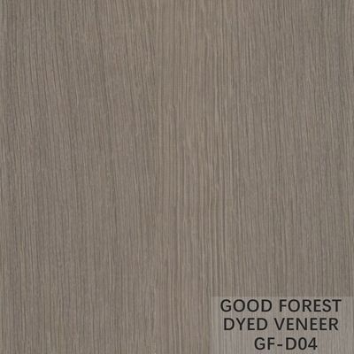 Grain Dyed Wood Veneer Natural American Oak Veneer Bleaching
