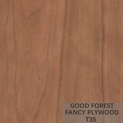 Fancy Cherry Veneer Plywood Natural / Engineered Cherry Wood Plywood