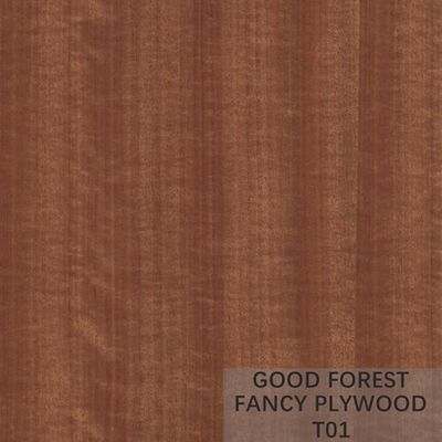 Makore Fancy Plywood Board Veneer Sapele Mahogany Plywood Customized