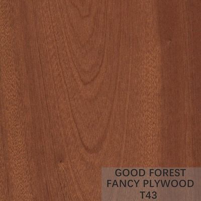 Makore Fancy Plywood Board Veneer Sapele Mahogany Plywood Customized