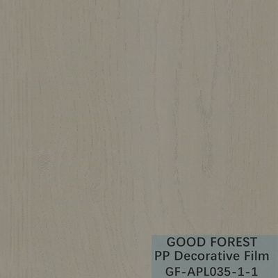 Ductility PP Decorative Film Substrate Surfaces With Misty Rain Grain
