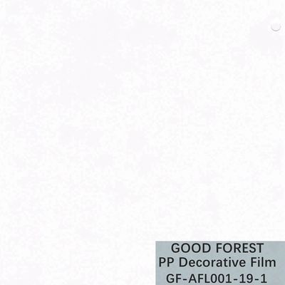 Decorative White Polypropylene Film Degradable Skin Feeling Series