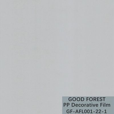 Decorative White Polypropylene Film Degradable Skin Feeling Series