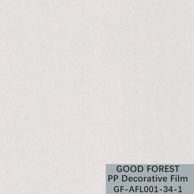 Decorative White Polypropylene Film Degradable Skin Feeling Series