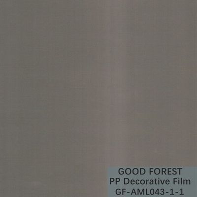 Metal Series PP Decorative Film 1250mm / 1260mm Width Draw Wire Grain