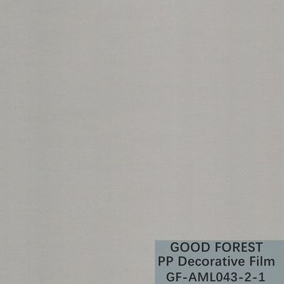 Metal Series PP Decorative Film 1250mm / 1260mm Width Draw Wire Grain