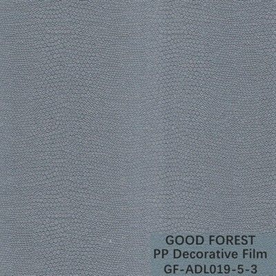 Adhesive PP Decorative Film Lizard Dermatoglyph Can Be Flattened Process