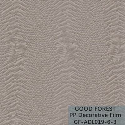 Adhesive PP Decorative Film Lizard Dermatoglyph Can Be Flattened Process