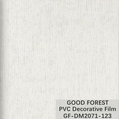 Decorative PVC Film For Furniture Cloth Grain Type Good Flowability