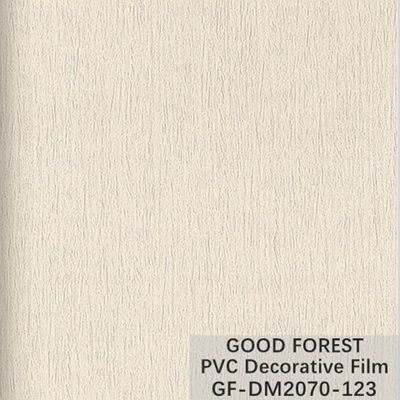 Decorative PVC Film For Furniture Cloth Grain Type Good Flowability