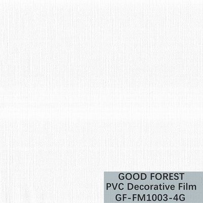 Decorative PVC Film For Furniture Cloth Grain Type Good Flowability