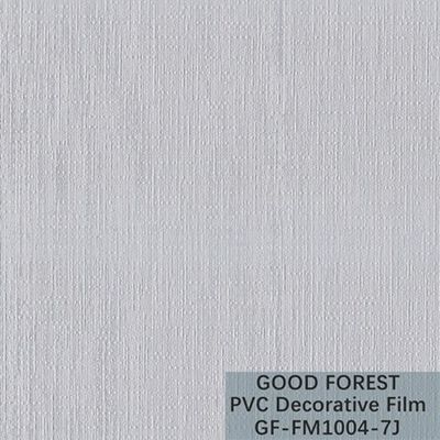 Decorative PVC Film For Furniture Cloth Grain Type Good Flowability