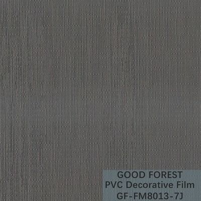 Decorative PVC Film For Furniture Cloth Grain Type Good Flowability