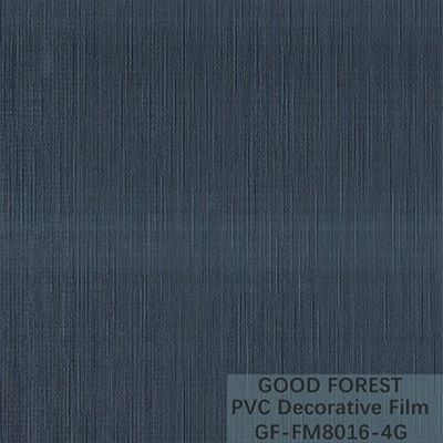 Decorative PVC Film For Furniture Cloth Grain Type Good Flowability