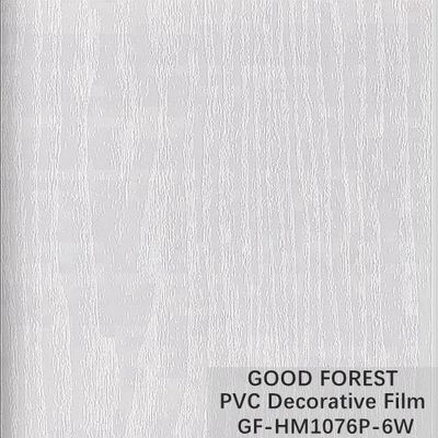 Wallboard White PVC Film Decorative 1260mm - 1330mm Width Wooden Grain