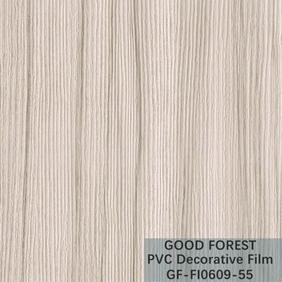 Wallboard White PVC Film Decorative 1260mm - 1330mm Width Wooden Grain