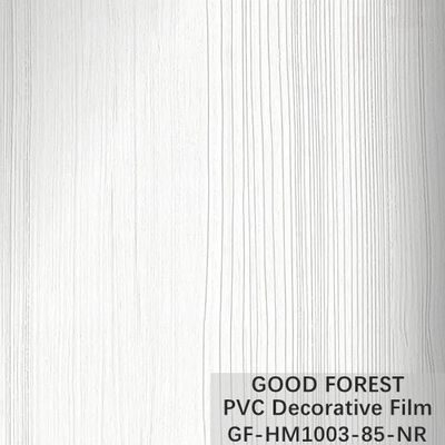 Wallboard White PVC Film Decorative 1260mm - 1330mm Width Wooden Grain