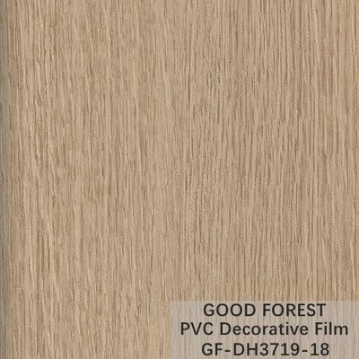 Flowability PVC Decorative Film Scratch Resistance Wooden Grain