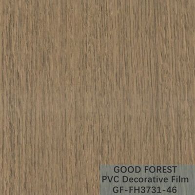 Flowability PVC Decorative Film Scratch Resistance Wooden Grain