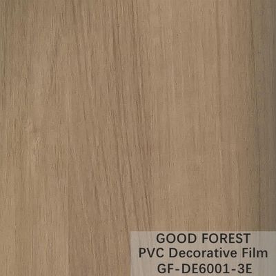 Flowability PVC Decorative Film Scratch Resistance Wooden Grain