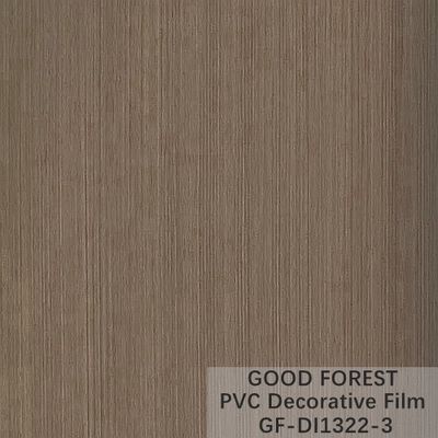 Partition PVC Decorative Film 0.25mm - 0.60mm Thickness Dark Grey Color