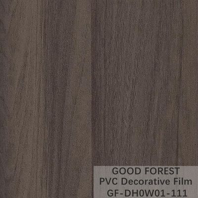 Partition PVC Decorative Film 0.25mm - 0.60mm Thickness Dark Grey Color