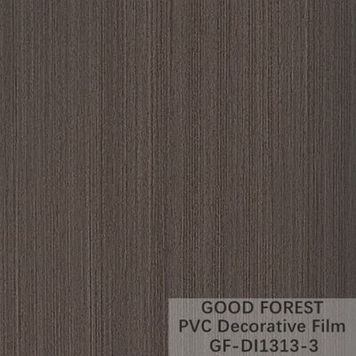 Partition PVC Decorative Film 0.25mm - 0.60mm Thickness Dark Grey Color
