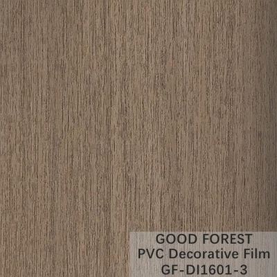 Partition PVC Decorative Film 0.25mm - 0.60mm Thickness Dark Grey Color