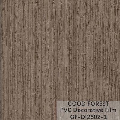Partition PVC Decorative Film 0.25mm - 0.60mm Thickness Dark Grey Color