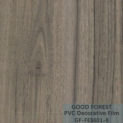 Partition PVC Decorative Film 0.25mm - 0.60mm Thickness Dark Grey Color