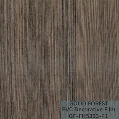 Partition PVC Decorative Film 0.25mm - 0.60mm Thickness Dark Grey Color