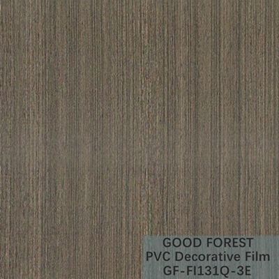 Partition PVC Decorative Film 0.25mm - 0.60mm Thickness Dark Grey Color