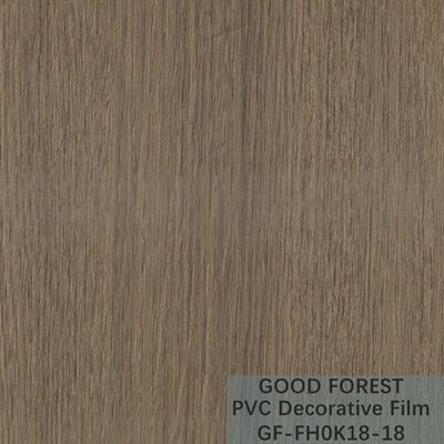 Partition PVC Decorative Film 0.25mm - 0.60mm Thickness Dark Grey Color