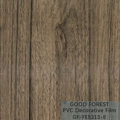 Partition PVC Decorative Film 0.25mm - 0.60mm Thickness Dark Grey Color