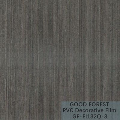 Partition PVC Decorative Film 0.25mm - 0.60mm Thickness Dark Grey Color