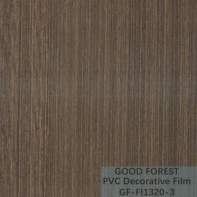 Partition PVC Decorative Film 0.25mm - 0.60mm Thickness Dark Grey Color
