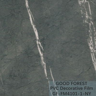 Wardrobes Marble PVC Film Grain With 0.25 - 0.60mm Thickness