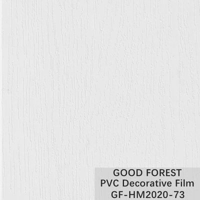 Cabinet Wood Grain PVC Decorative Film Pure Colour Blistering